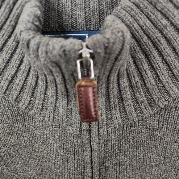 Vintage 90s Polo Ralph Lauren Mens Long Sleeve Mock Neck 1/4 Zip Pullover Size L - Picture 6 of 7